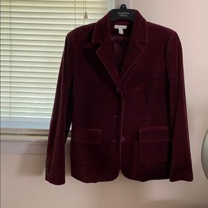 Velour blazer